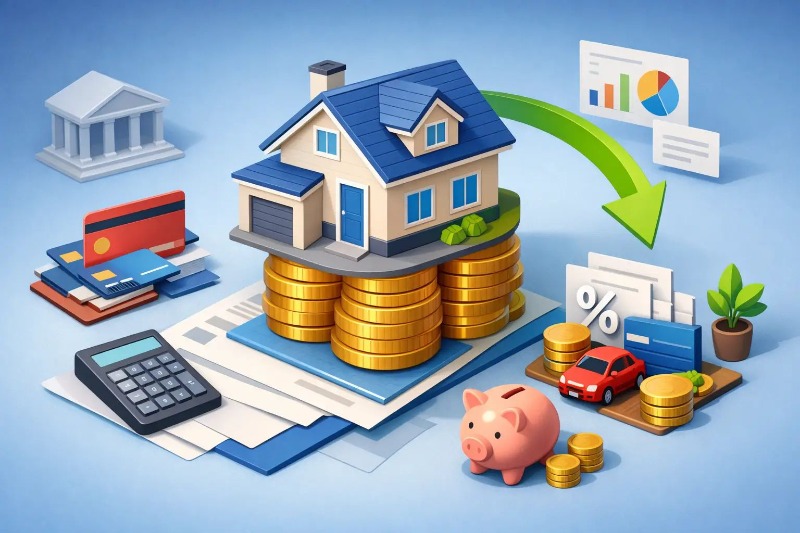 Comment consolider ses dettes maison